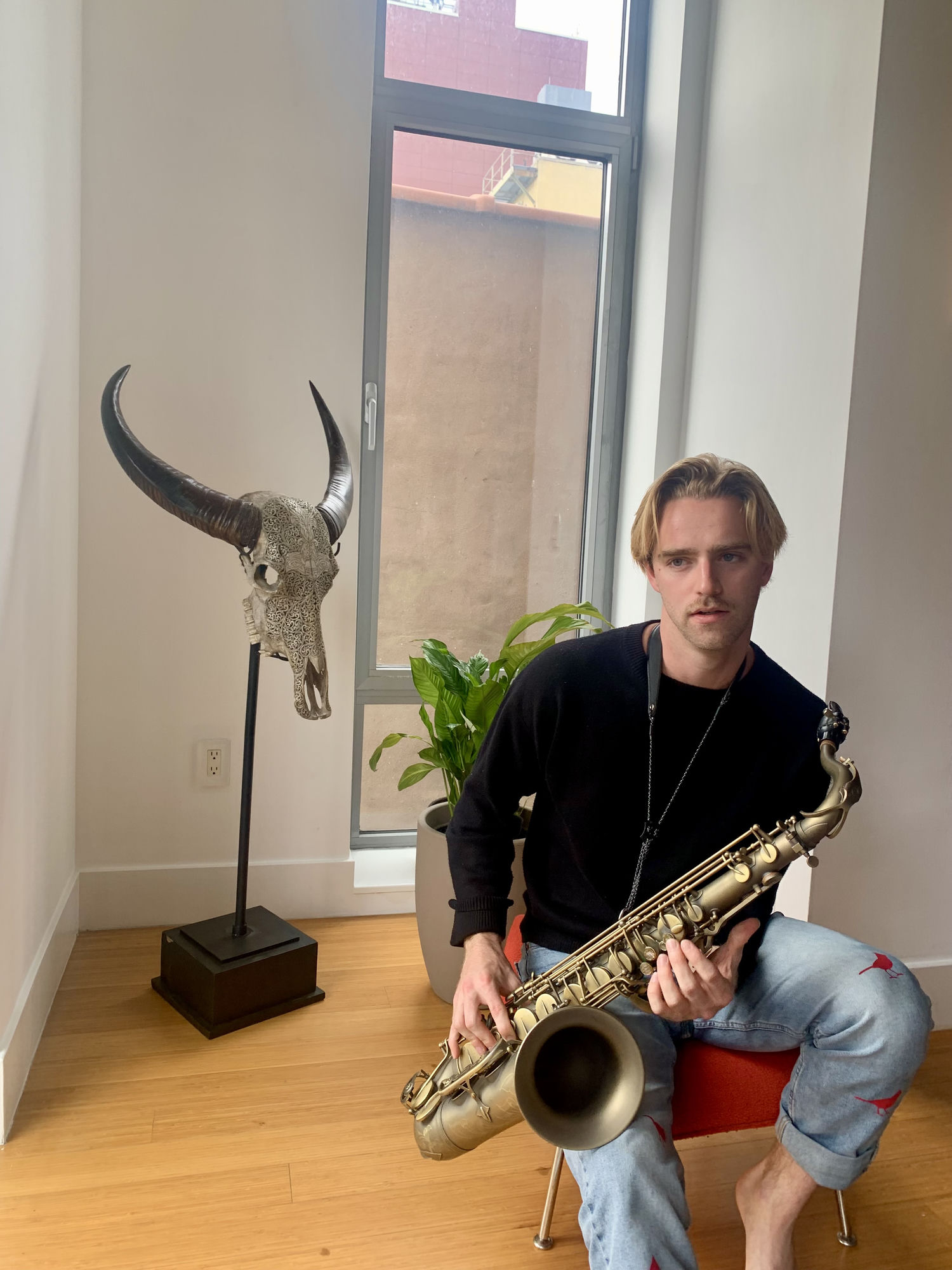 Henry Gritton — saxophonist portrait