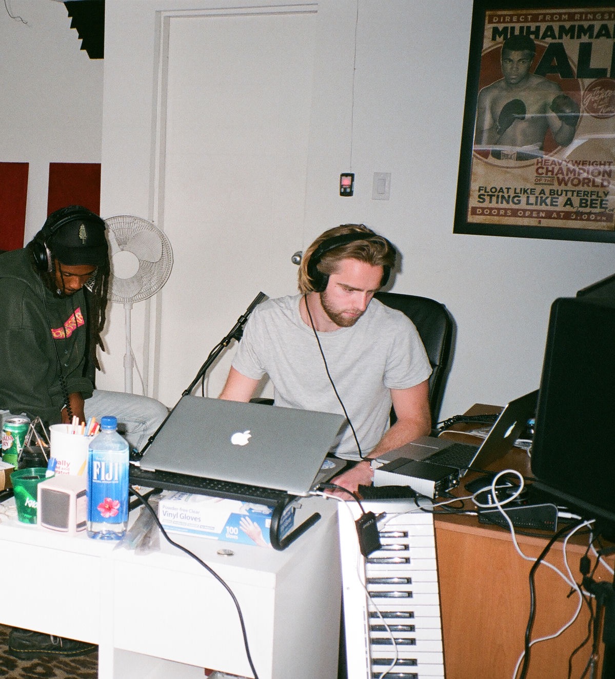 Henry Gritton in studio session